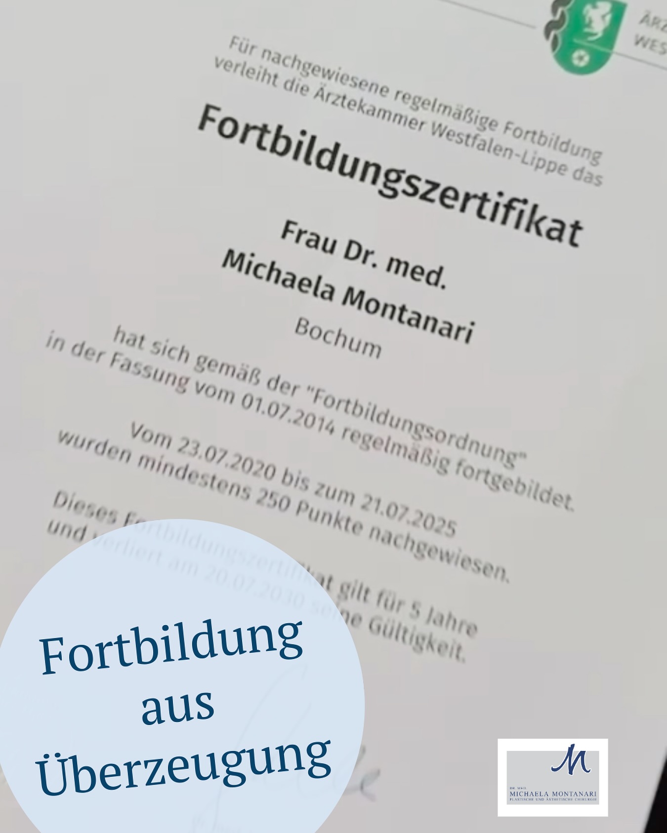 Further training is not an obligation for us - but a conviction! Although it is compulsory for German doctors to achieve 250 further training points within 5 years, for us continuous further training is more or less part of our everyday work. Dr Michaela Montanari not only regularly attends major international and national congresses, she also holds workshops and lectures there, enabling her to share her knowledge with other colleagues and actively contribute to their further training. Because knowledge grows when you share it! Our goal is always to learn and grow together and always offer our patients the best possible treatment.🫶🏻 #Training #CME #SpecialistPassion #AestheticMedicine #MedicineWithQuality #SharingKnowledge #Lectures #DGÄPC #LifelongLearning #AestheticExpert #plasticsurgery #AestheticSurgery #plasticsurgery #AestheticDoctors #aesthetics #loveyourself #selflove #antiaging #bochum #ruhrpott