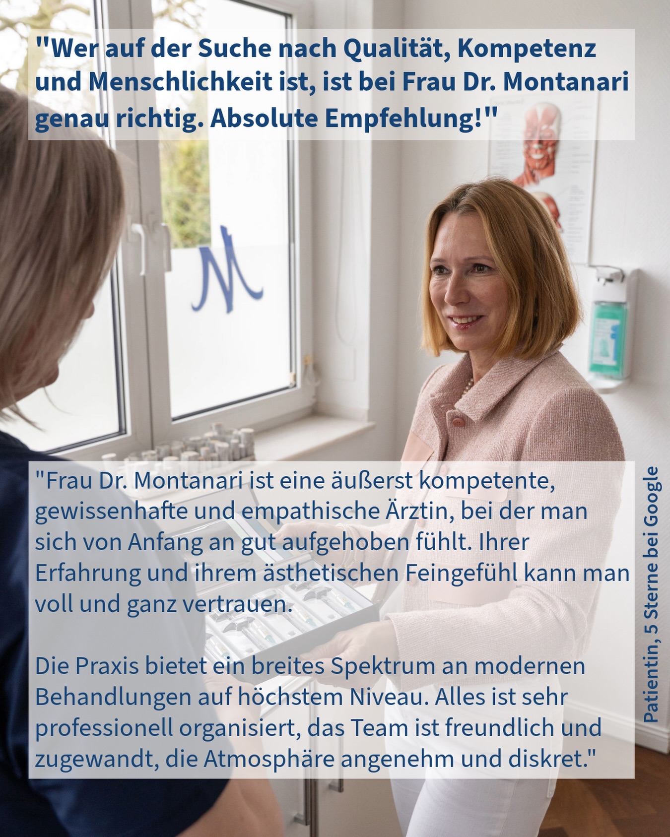 💫Vertrauen entsteht durch Kompetenz — und Menschlichkeit. Solches Feedback berührt uns besonders. Denn unser Anspruch ist nicht nur höchste medizinische Qualität, sondern auch, dass sich jeder Patient vom ersten Moment an gut aufgehoben fühlt. Danke für das Vertrauen — und für diese wunderbaren Worte. 💙 #VertrauenInMedizin #ÄsthetischeMedizin #Patientenstimme #QualitätZählt #NatürlichSchön