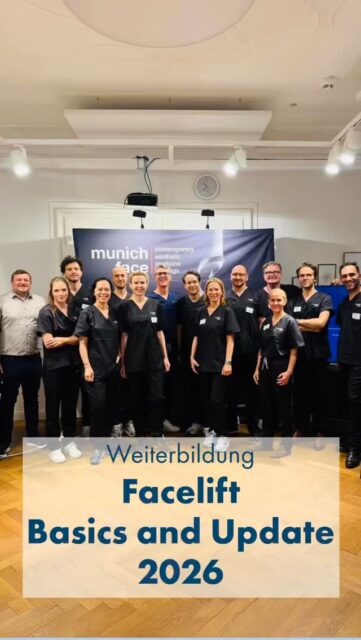 There is no standing still in medicine – and certainly not in aesthetic and plastic surgery. That is why Dr Michaela Montanari attended the Munich Face course „Facelift Basics & Update“ last weekend, led by Prof. Dr Magnus Noah and Dr Jens Altmann. The focus was on current developments in modern facelift surgery – from established SMAS techniques to modern deep-plane concepts – as well as practical exercises and in-depth professional exchanges with renowned colleagues. Knowledge is constantly evolving, particularly in facial surgery. New scientific findings, technical developments and diverse surgical approaches make regular exchange and discussion with like-minded specialist colleagues an absolute must. Even after many years of experience in aesthetic and plastic facial surgery, continuing professional development is therefore a matter of course for Dr Montanari. After all, modern medicine is not just about experience, but also the willingness to continually expand existing knowledge and critically evaluate new ideas – always with the aim of offering patients the best possible and individually tailored treatment.Thanks to Prof. Dr Thilo Schenck @plastic_surgery_munich and his team at Munich Face, as well as the two speakers @faceliftdoc and @dr.jensaltmann for the fascinating insights and valuable professional exchange.#Facelift #FacialSurgery #PlasticSurgery #ContinuingEducation MichaelaMontanari