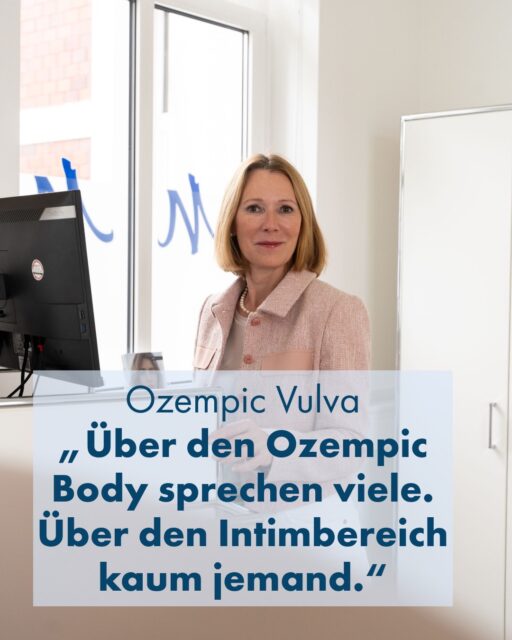 „Ozempic Body“ – and what many people don’t realise: the genital area can also change. When we talk about the so-called “Ozempic Body”, most people initially think of the face, chest or buttocks. In fact, however, significant weight loss can affect the whole body – including the female genital area.Incidentally, this is not a new phenomenon and is not limited to medicines such as Ozempic. We have been familiar with similar changes for many years following pregnancies or significant weight loss. What can happen? ▫️The labia majora may lose volume due to the loss of fatty tissue.▫️The skin may lose its elasticity.▫️As a result, the labia minora may appear more prominent.▫️Some women perceive these changes as purely aesthetic, whilst others also report a change in how their body feels. The good news is that there are various options for treating the intimate area on an individual basis – for example, with hyaluronic acid to restore volume, autologous fat, or, where medically appropriate, surgery. Which treatment is suitable always depends on your personal preferences and individual anatomy. 💙The most important thing, however, is that such changes are nothing out of the ordinary and are no cause for embarrassment. Many women experience them – it’s just that they are discussed far too rarely. In a confidential consultation, we can work out together whether treatment is necessary at all and which options make sense for you.#Intimate surgery #Women’s health #Weight loss #Body changes #Ozempic vulva